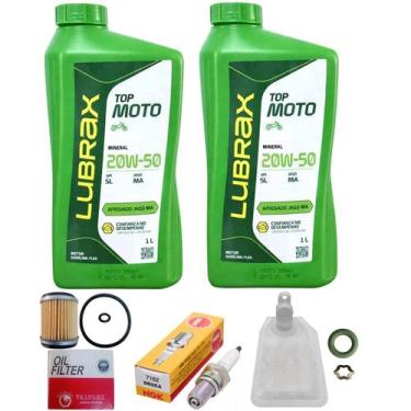 Imagem de Filtro Oleo, Tela Refil Bomba, Oleo, Vela Fazer 250 Gasolina - Valflex