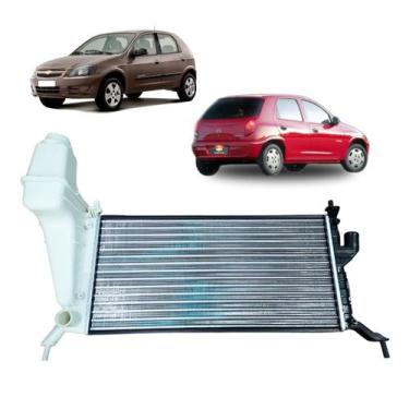 Imagem de Radiador Celta 1.0 / 1.4 Manual 2000 A 2005 Com Reservatório Com AR - 