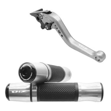Imagem de Kit Manete Manopla Com Peso Biz 125 Biz 125 Gravado A Laser - Special 