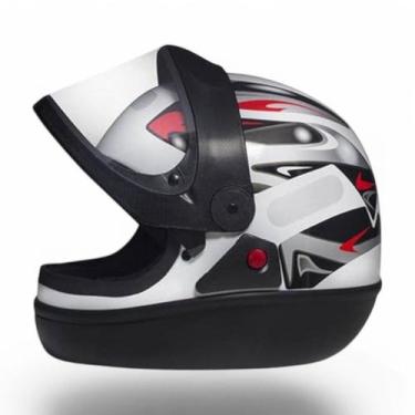Imagem de Capacete San Marino 56 Branco Grafic Taurus