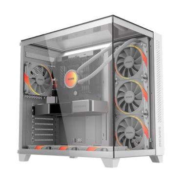 Imagem de Gabinete Gamer Forcefield Max White Ghost - PCYES