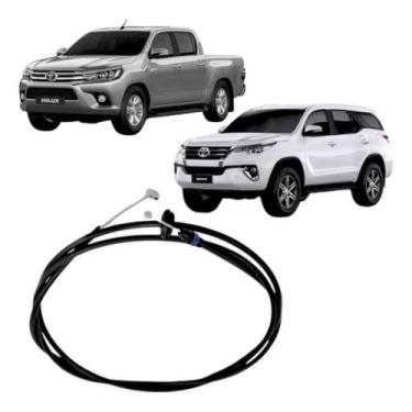 Imagem de Cabo de Abertura do Capô para Hilux e SW4 2016 a 2022 Sem Puxador - Mu