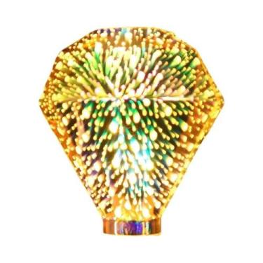 Imagem de Lâmpada LED 3D Vintage Edison E27 6W 85-265V Luz De Fogos De Artifício