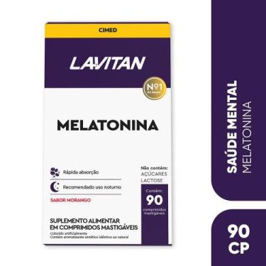 Imagem de Melatonina Morango 0,20 mg Lavitan 90 Comprimidos