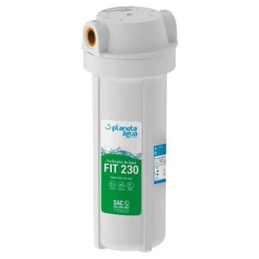 Imagem de Filtro Agua Ponto de Uso 9 3.4 Branco com refil Modelo FIT 230 PLANETA