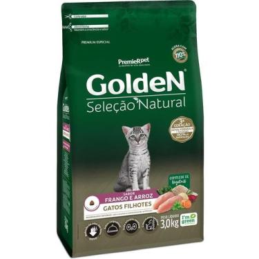 Imagem de Ração GoldeN PremieR Seleção Natural Gatos Filhotes 3kg