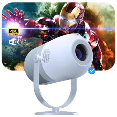 Imagem de Projetor inteligente R1 2024 nova geração 4K auto ajustável, Wifi 5G B