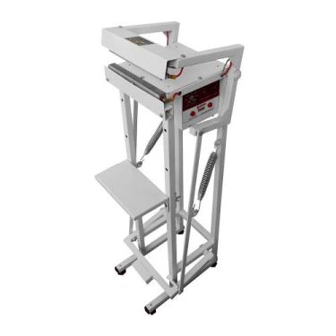 Imagem de Seladora de 20cm para Embalagens Aluminizadas Recravada 220V Isamaq - 