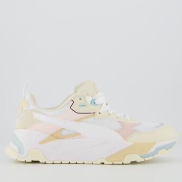 Imagem de Tênis Puma Trinity Feminino Branco e Rosa, 36
