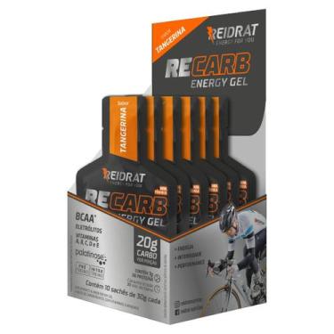 Imagem de Recarb Energy Gel  Caixa com 10 sachês  30g Cada  Reidrat Nutrition, T