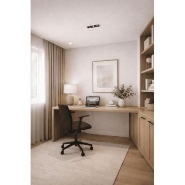Imagem de Spot LED Triplo Embutir 6w Minimalista Teto Gesso Sanca Projeto 3x2w I