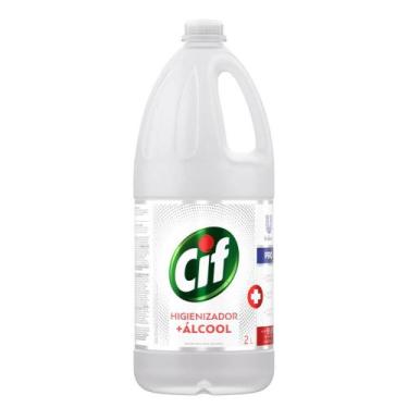 Imagem de Higienizador + Álcool Cif Profissional Original Sem Perfume 2L