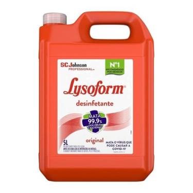 Imagem de Desinfetante Lysoform Bruto Original Galão 5 Litros Econômico
