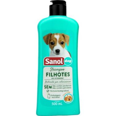 Imagem de Sanol Dog, Shampoo para cães e gatos, Filhotes, Aroma Baby, 500ml