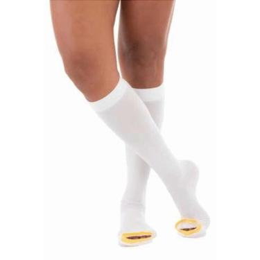 Imagem de Meia Compressiva AES Venosan 3/4 para Prevenção de Trombo, Branco, M