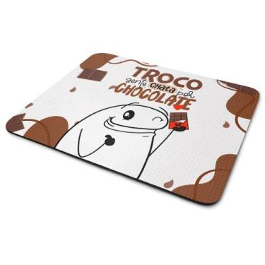 Imagem de Mouse Pad Divertido Flork - Troco gente chata por chocolate - JPS INFO