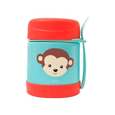 Imagem de Pote Térmico para Alimentos Buba Baby Animal Fun Macaco com 1 unidade 1 Unidade
