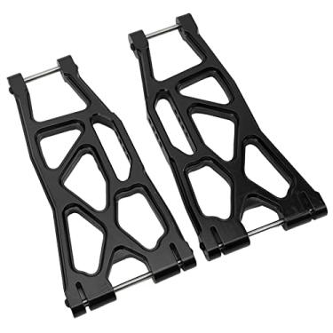 Imagem de Braço de Suspensão Inferior RC, Braço Inferior RC Liga de Alumínio Antidesgaste 2pcs Alta Resistência para Carro 1/5 RC para TRAXXAS(Preto)