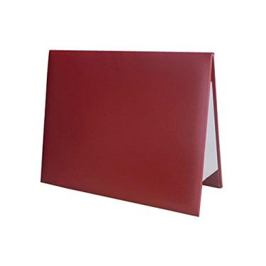 Imagem de Diploma Cover Certificado Suave 8 1/2" x 11" Grau Dias, Maroon-a