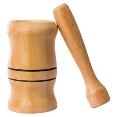 Imagem de Pilao com Socador Madeira 10cm