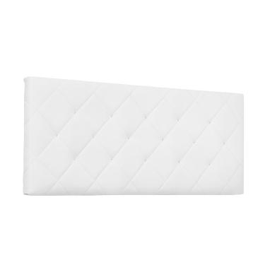 Imagem de Cabeceira Painel Tânia Solteiro 90cm Corino Branco