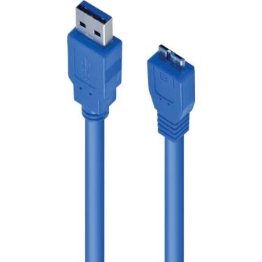 Imagem de Cabo Usb 3.0 A X Micro Usb B Macho 1.2 Metros U3ambmc-12