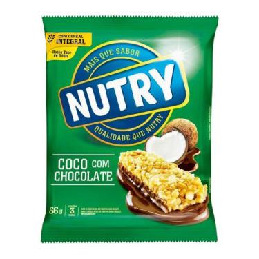 Imagem de Barra De Cereais Nutry Coco Com Chocolate Com 3 Unidades