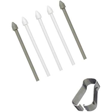 Imagem de Ubrokeifixit 2 pçs Galaxy Tab S7 Plus Touch Stylus S Pen Dicas de substituição/pontas para Samsung Galaxy Tab S7 11,9 polegadas Wi-Fi/LTE/5G, Tab S7+/S7 Plus 12,4 polegadas Wi-Fi/LTE/5G (Tab S7/S7+ dicas-branco)