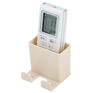 Imagem de Remote Control Bracket, ABS Wall Hanging Remote Control Bracket Rack Box Storage Organizer Box for Living Room Bedroom 6.5 x 6 x 6 cm / 2.6 x 2.4 x 2.4 in