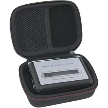 Imagem de Maoershan Suw Estojo rígido de viagem adequado para reprodutor de fitas cassete – leitor de fita portátil captura música de áudio MP3 via USB (apenas capa)