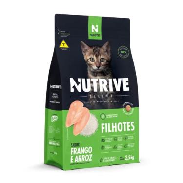 Imagem de Nutrive Select Gatos Filhotes Frango e Arroz 2,5kg