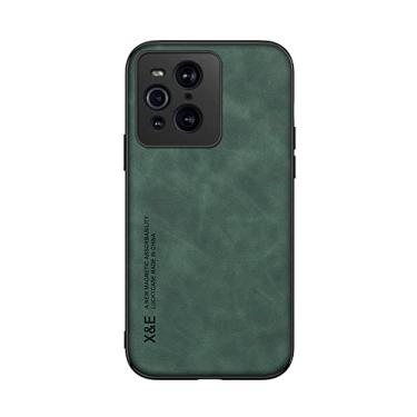 Imagem de Kepuch Silklike Capa para Oppo Find X3/Find X3 Pro - Case Placa de Metal Embutida para Oppo Find X3/Find X3 Pro - Verde