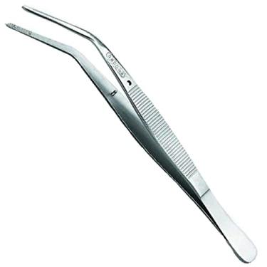 Imagem de 720-1 PINÇA PONTA CURVA 40° SERRILHADA COM GUIA