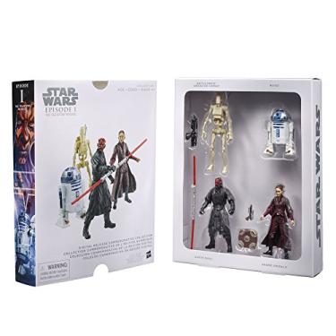 Imagem de Star Wars Digital Release Commemorative Collection Box Set - Episode 1 The Phantom Menace - R2-D2, Darth Maul, Padme Amidala, Battle Droid (pack of four 3.75 inch action figures)
