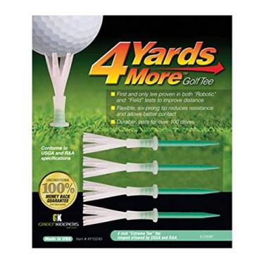 Imagem de 4 Yards More Golf Tee - 10 cm Extreme (4 Camisetas Verdes)