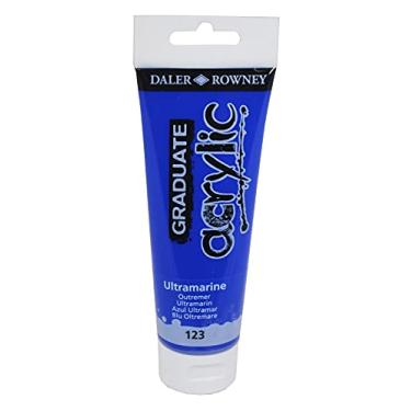 Imagem de DALER ROWNEY Graduate Acrylic, Tinta Acrilica em Bisnaga de 120ml, Cor Ultramarino (123)