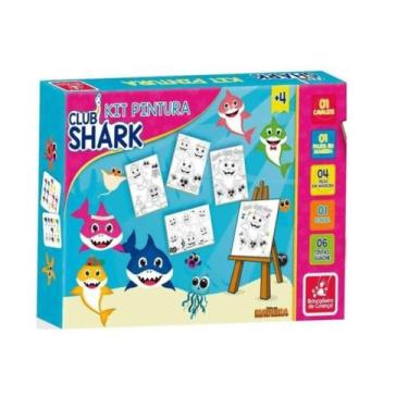 Imagem de Kit Pintura Club Shark - Brincadeira De Criança