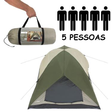 Imagem de Barraca Camping Até 5 Pessoas Araguaia Premium Com Sacola Tiracolo Belfix