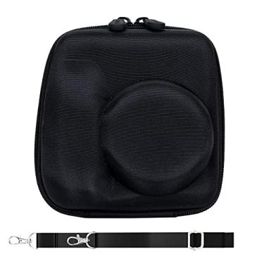 Imagem de Aenllosi Estojo rígido para câmera instantânea Fujifilm Instax Mini 12/11, capa protetora compatível com câmera Instax Mini 12/11 (cinza carvão)