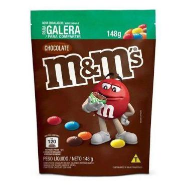 Imagem de Kit C/10 Confeito Ao Leite Com Chocolate M&M's 148G - Mm's