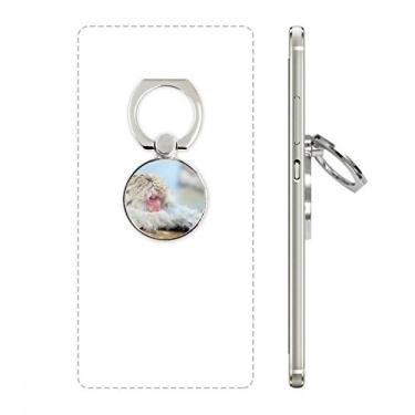 Imagem de Suporte de anel de celular para fotografia de animal de macaco, suporte ajustável