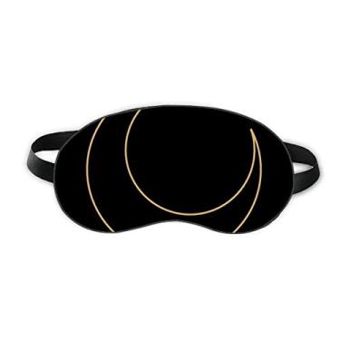 Imagem de Capa de sombra macia com estampa de totem, formato de lua, sono, sono, olhos