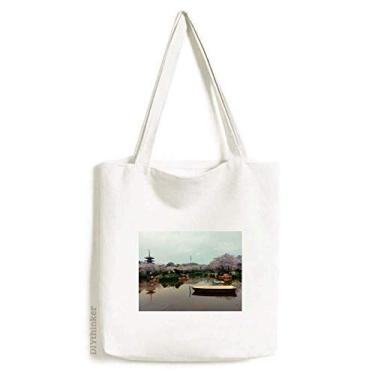 Imagem de Rosa Bough Fotografia Art Deco presente moda sacola sacola de compras bolsa casual bolsa de mão