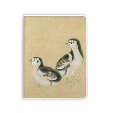 Imagem de Caderno de pintinhos para alimentação, desenho chinês, capa de chiclete, diário de capa macia