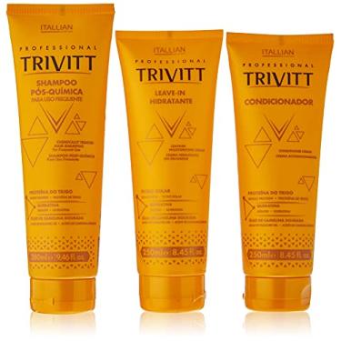 Imagem de Kit Homecare Trivitt Com Hidratação Intensiva (Shampoo + Condicionador + Leave-in)