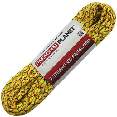 Imagem de Paracord Planet 250 kg de segurança tipo III comercial Paracord cores sortidas (explode, 1,5 m)
