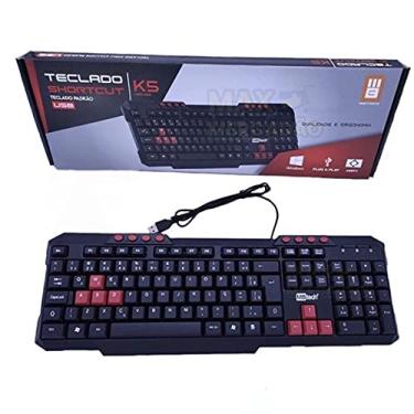 Imagem de Teclado Shortcut K5 Multimídia Usb 3.0 Padrão Top!