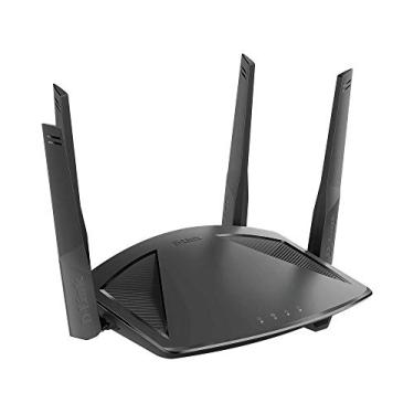 Imagem de D-Link Roteador Wi-Fi AX1800 Gigabit 4 antenas DIR-X186, Preto, AX1801