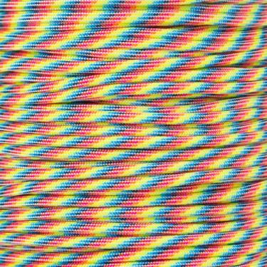 Imagem de Paracord Planet 30 m 3/82 polegadas corda tática (força de 125 kg) disponível em uma variedade de cores (listras claras)