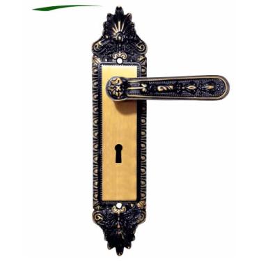 Imagem de Fechadura Interna Espelho Aço 40mm Mgm Colonial Bronze Latonado